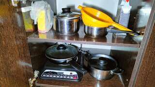 Апартаменты Студии на Гражданской Владимир Четырехместный номер с видом на сад-9